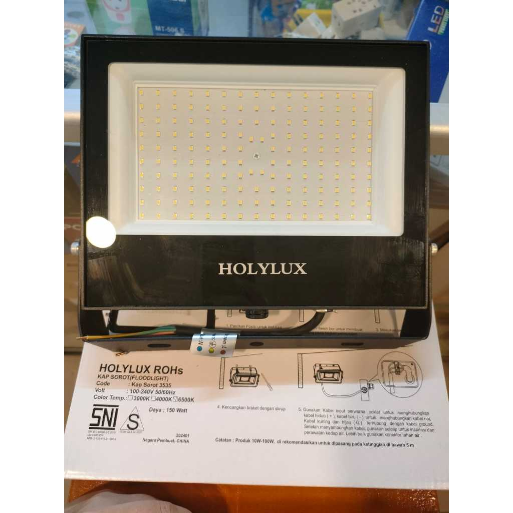 LAMPU SOROT LED 150W/ KAP SOROT LED 150 WATT HOLYLUX