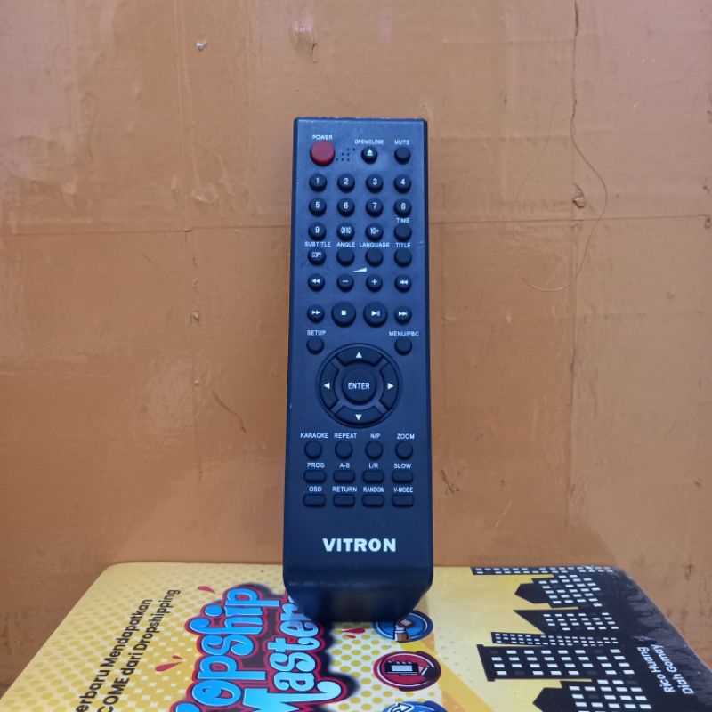 REMOTE ORIGINAL DVD PLAYER KARAOKE VITRON