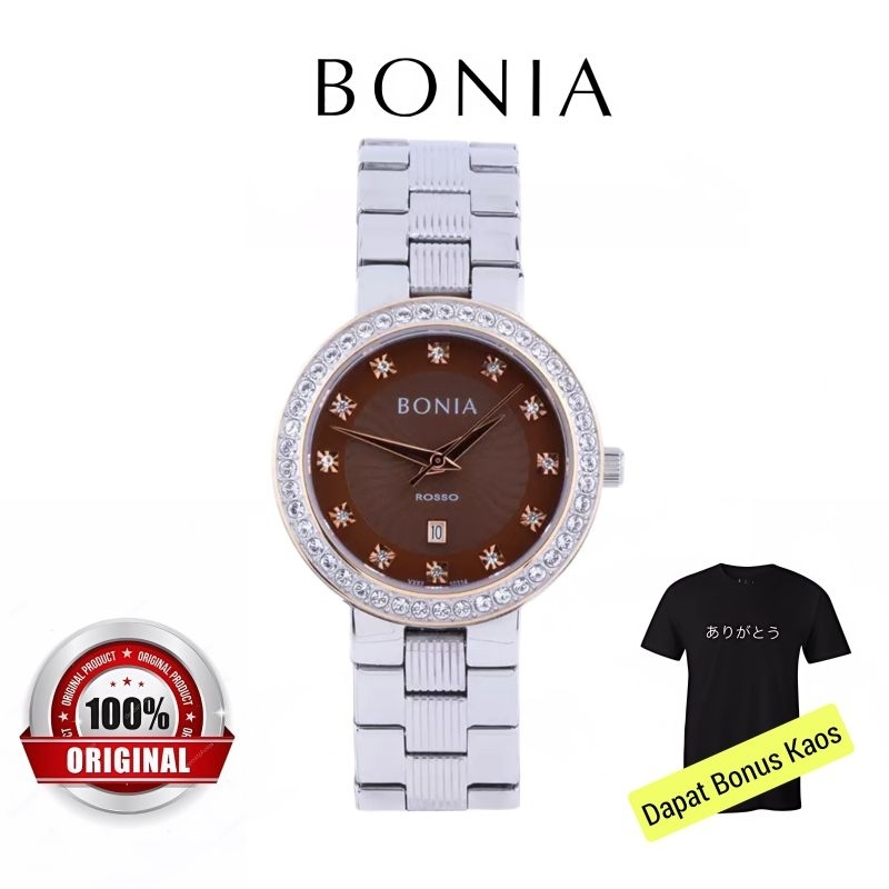 Jam tangan wanita bonia rosso BR1034-2347S Jam tangan bonia  / Jam tangan bonia Original