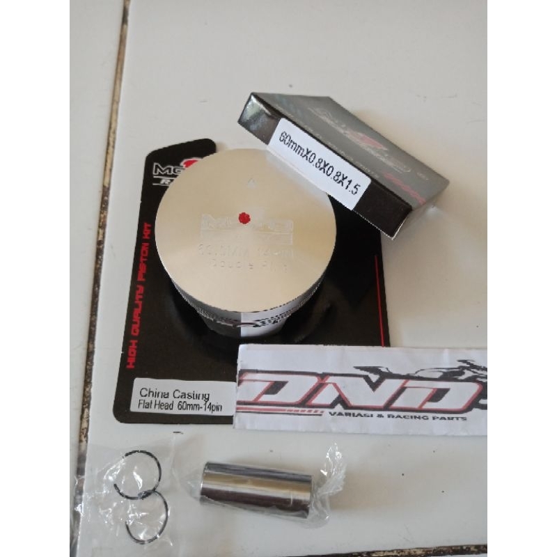 MOTO1 Piston casting 60mm pin 14/Piston 60 pen 14/Piston kit casting moto1 60mm pin 14