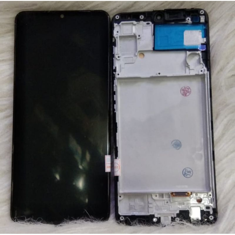 lcd oled + frame for smartphone samsung a22 4g