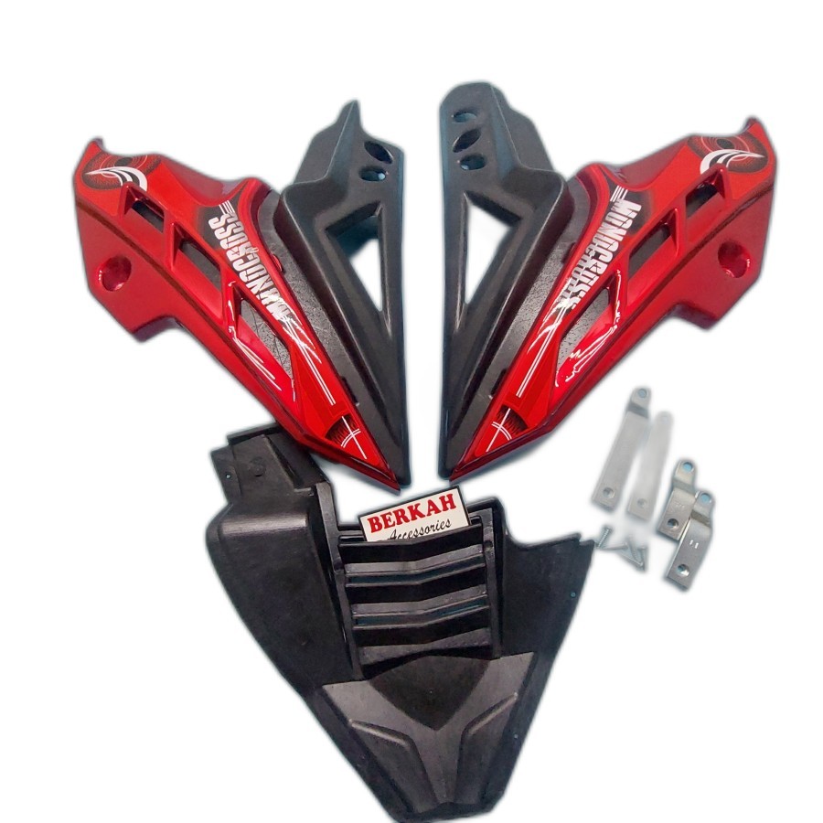 Cover engine Byson Tutup mesin byson warna merah
