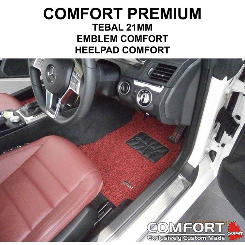 Karpet Mobil COMFORT Mazda 2 skyactiv 2013-up 2baris Premium Heelpad