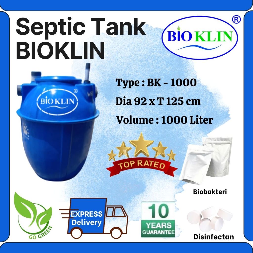 septic tank bioklin 1000 liter