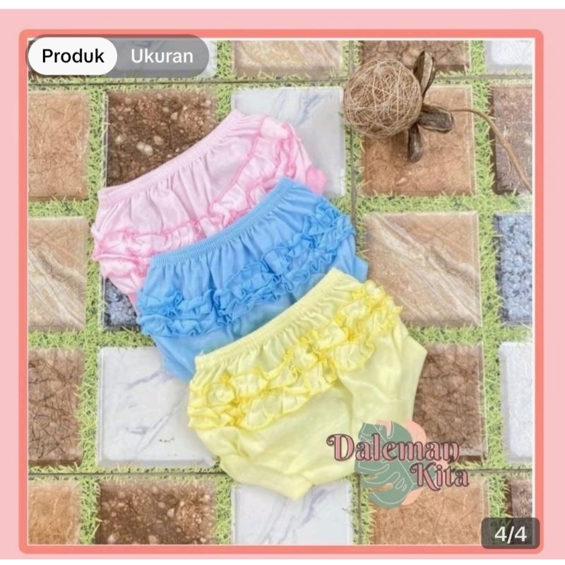 celana dalam anak perempuan 6 dan 12 CD anak wanita rempel