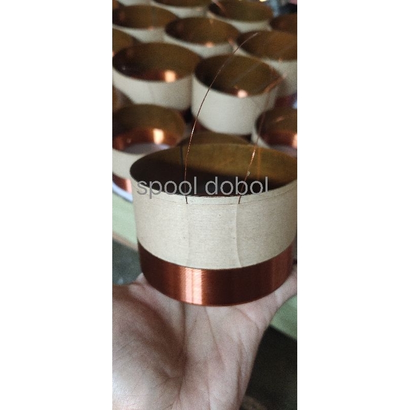spool spul spull speaker 4inc b&c RCF Aslhey 99,5mm fiber inout