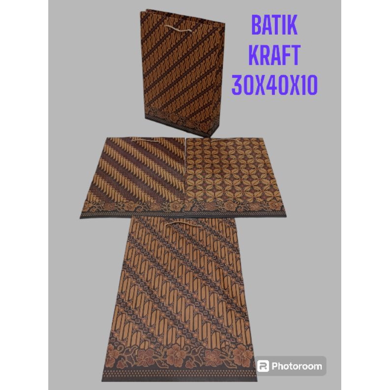 

paperbag batik kraft