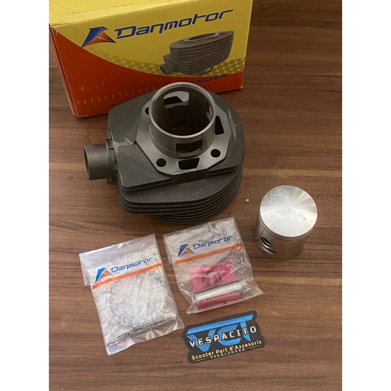 blok silinder vespa danmotor lubang 3 cilynder cilinder blok danmotor LED 3 vespa super vespa sprint