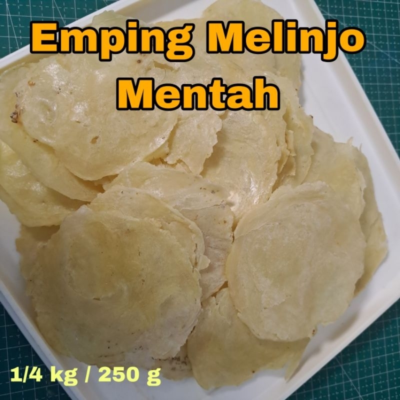 

Emping Melinjo Mentah 1/4 kg atau 250 g