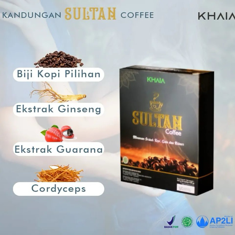 

Bisa Cod Sultan Coffee | Kopi Sultan | Coffee Sultan | 1 Pcs