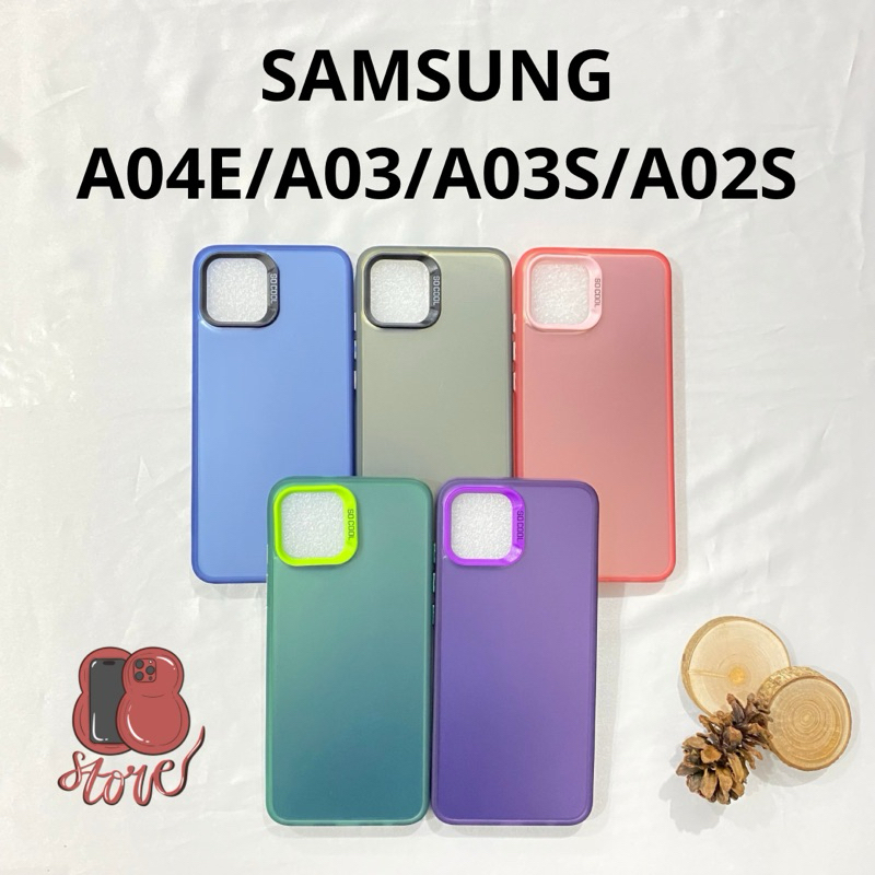 Case Samsung A04E / A04 / A03 / A03S / A02S IMD SoCool Hybrid Hologram Softcase Glossy