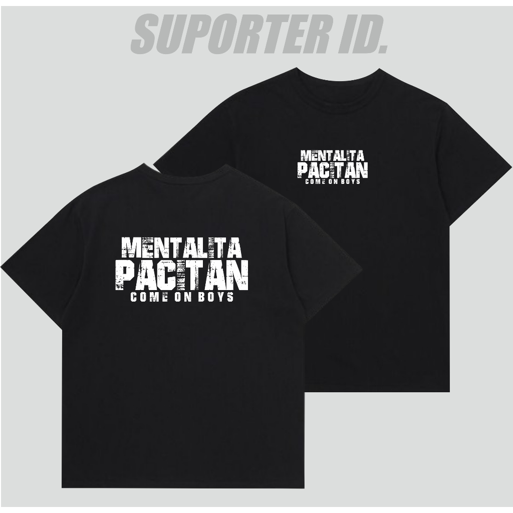 Kaos Suporter Pacitan Tshirt Mentalita Pacitan