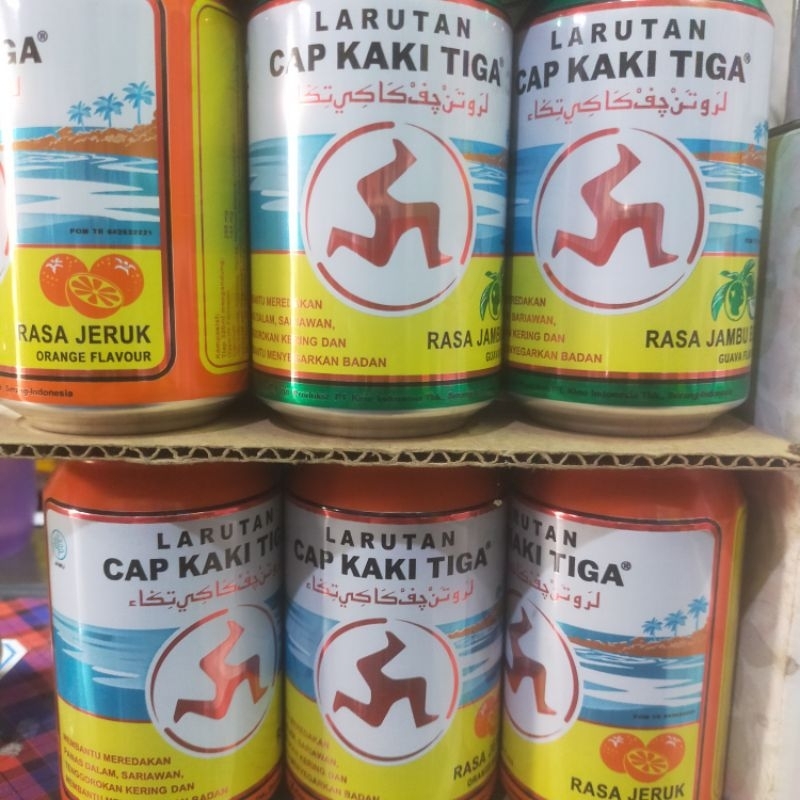

Larutan Kaleng Cap Kaki Tiga Kartonan