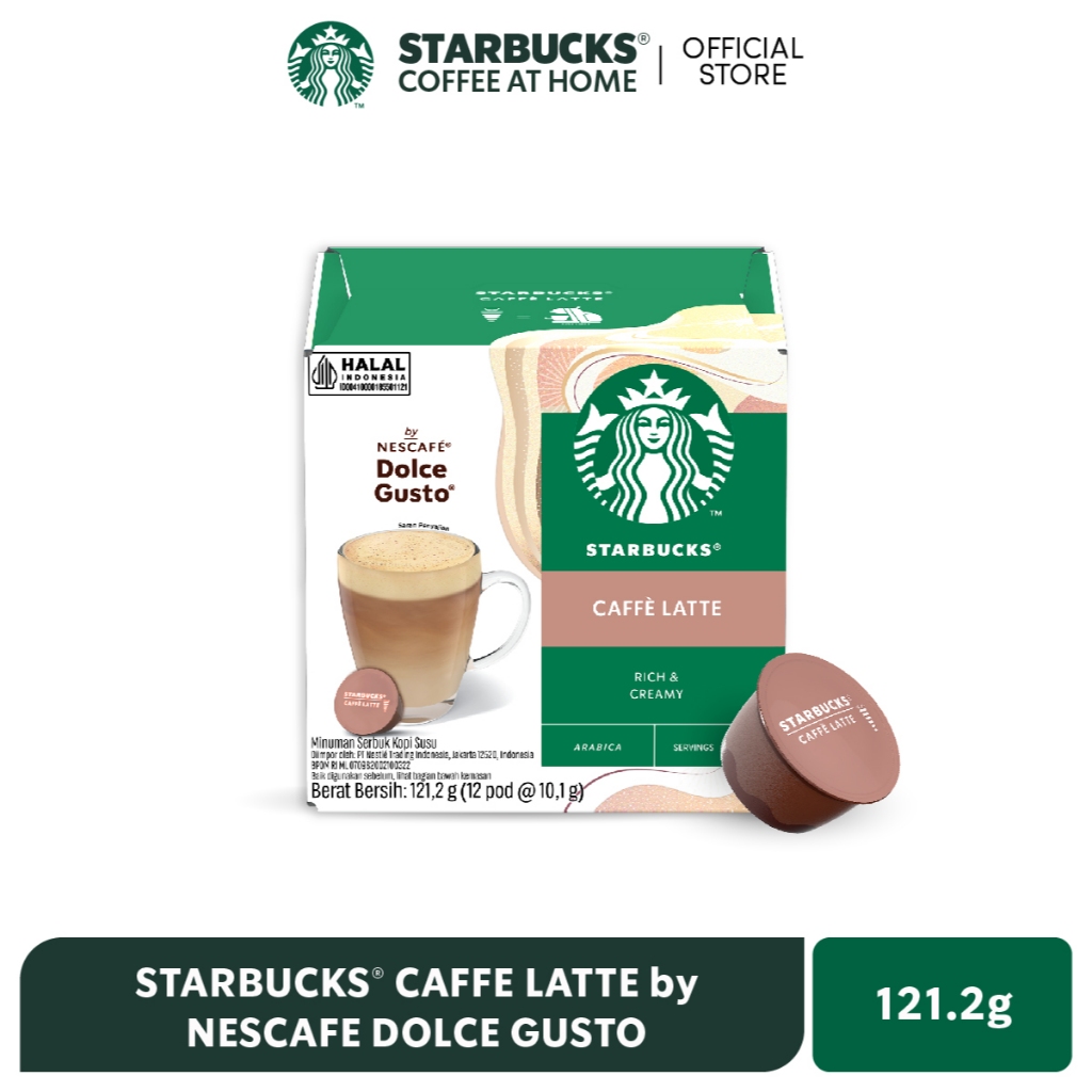 

STARBUCKS® Caffè Latte by NESCAFE DOLCE GUSTO 121.2g x 12pcs