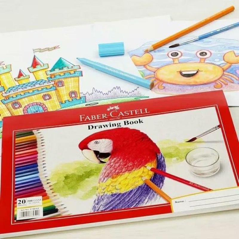 

Buku gambar faber castell A4 dan A3