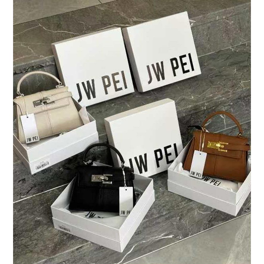 Jwpei Elise + Box Tas Selempang Wanita Branded