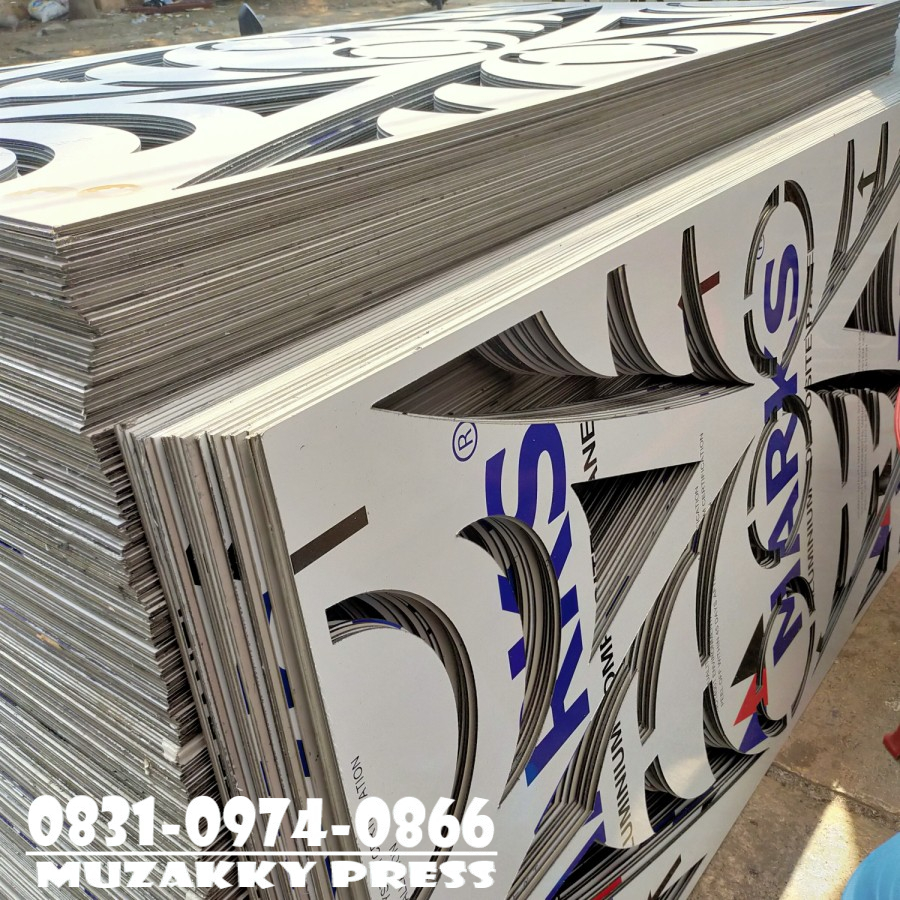 CUTTING LASER ACP PARTISI MOTIF CUSTOM | CNC ROUTER