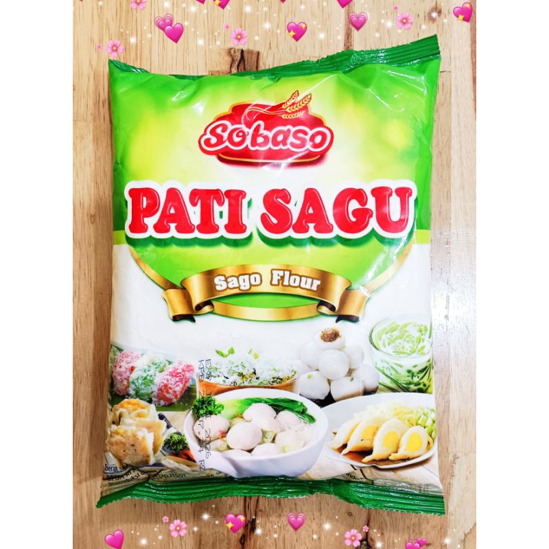 

TEPUNG PATI SAGU 500GR SOBASO/TEPUNG SAGO/SAGU