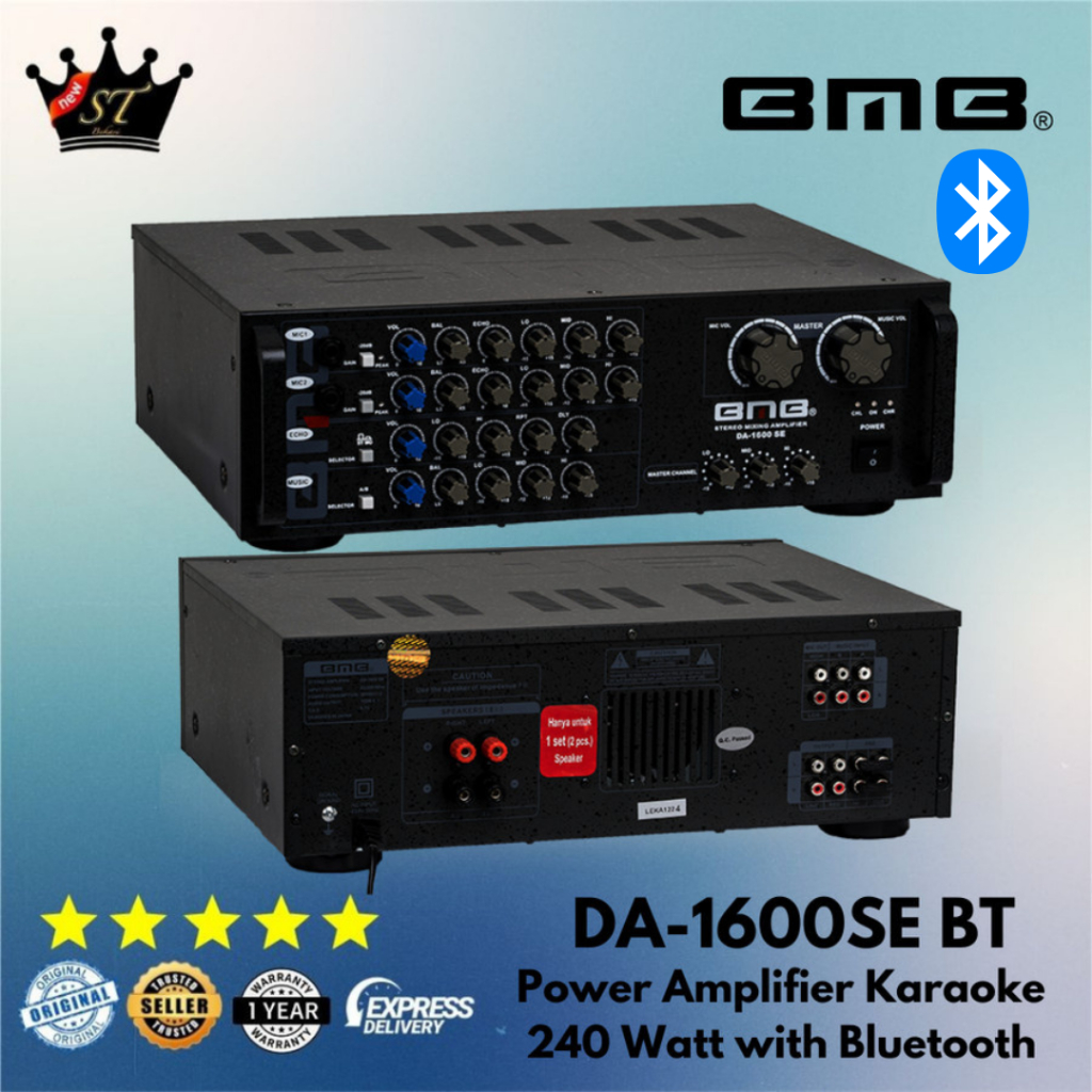 BMB DA 1600 SE BT 1600SE BT Power Amplifier BMB 240 Watt Original