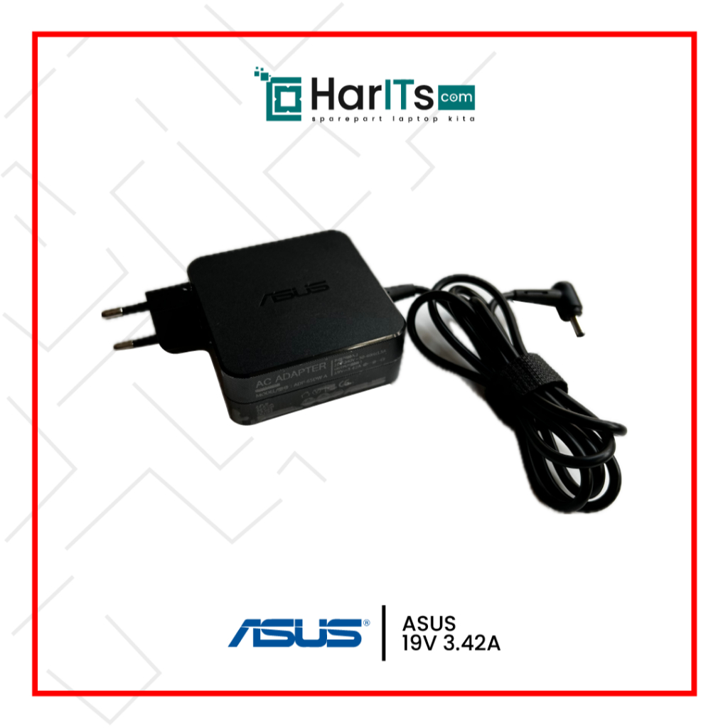 Adaptor Charger Asus A456U X456U X556U V556U 19V 3.42A 65 Watt