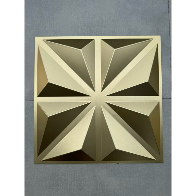 D017 ChampagneGOLD 3D WALLPANEL Wall Panel PVC . Bukan wallpaper, sticker, foam