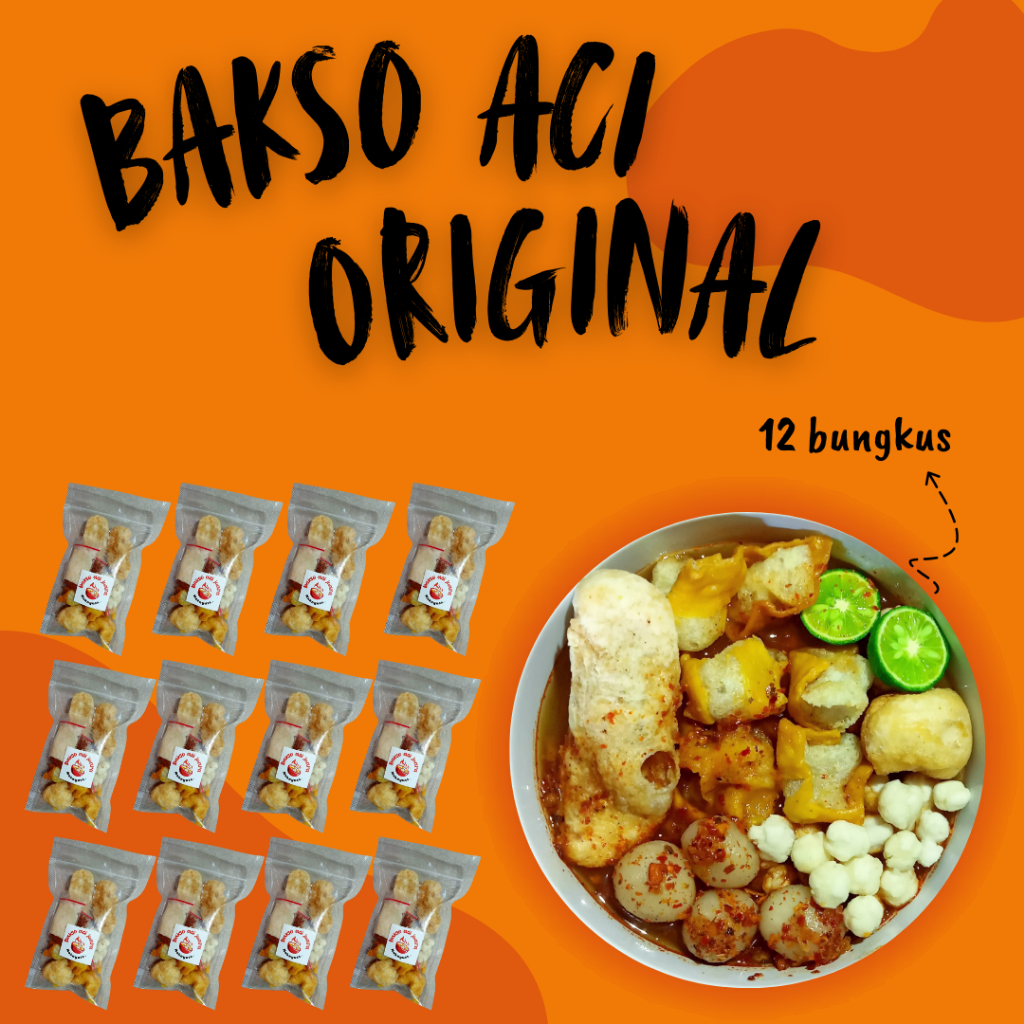 

ISI 12 BUNGKUS BAKSO CUANKU JUARA ORIGINAL KUAH PEDAH GURIH