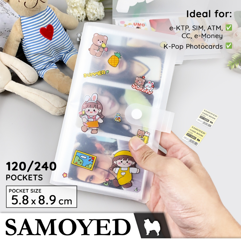 

Buku / Album / Tempat Kartu / Foto Koleksi / Polaroid Photo / Photocard / Business / Collectible / Trading / PC K-Pop Card Book Samoyed CRDB-K13D