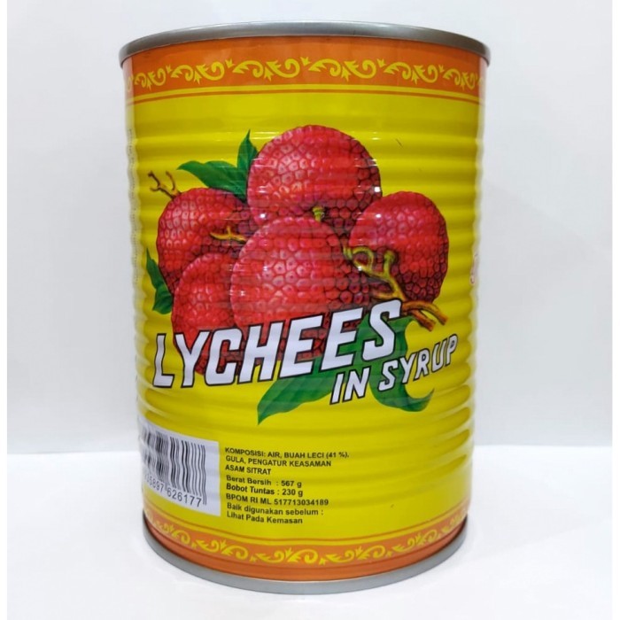 

FYF Fu Yong Fong Lychees / Lychee In Syrup / Leci Dalam Kaleng 567g