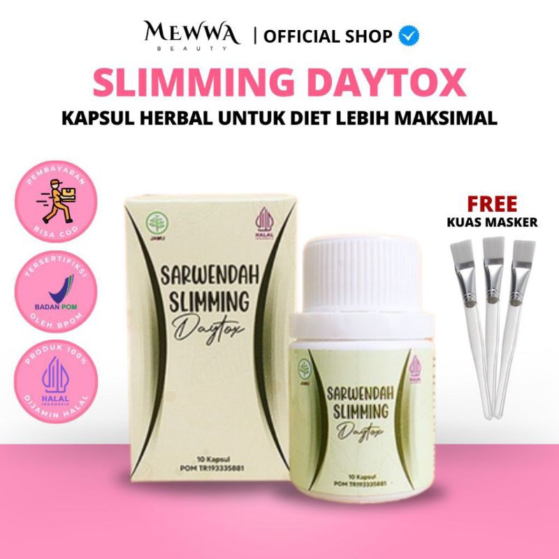 ( TERLARIS ) Sarwendah Juice Slimming Daytox Isi 30 - Kapsul Diet Ampuh Menurunkan Berat Badan Origi