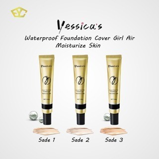 FYC - Yessica's Waterproof Foundation Cover Girl Air Moisturize Skin, 30gr, Tahan Air, Ringan, Lembabkan Kulit, Tahan Lama, Medium-Full Coverage