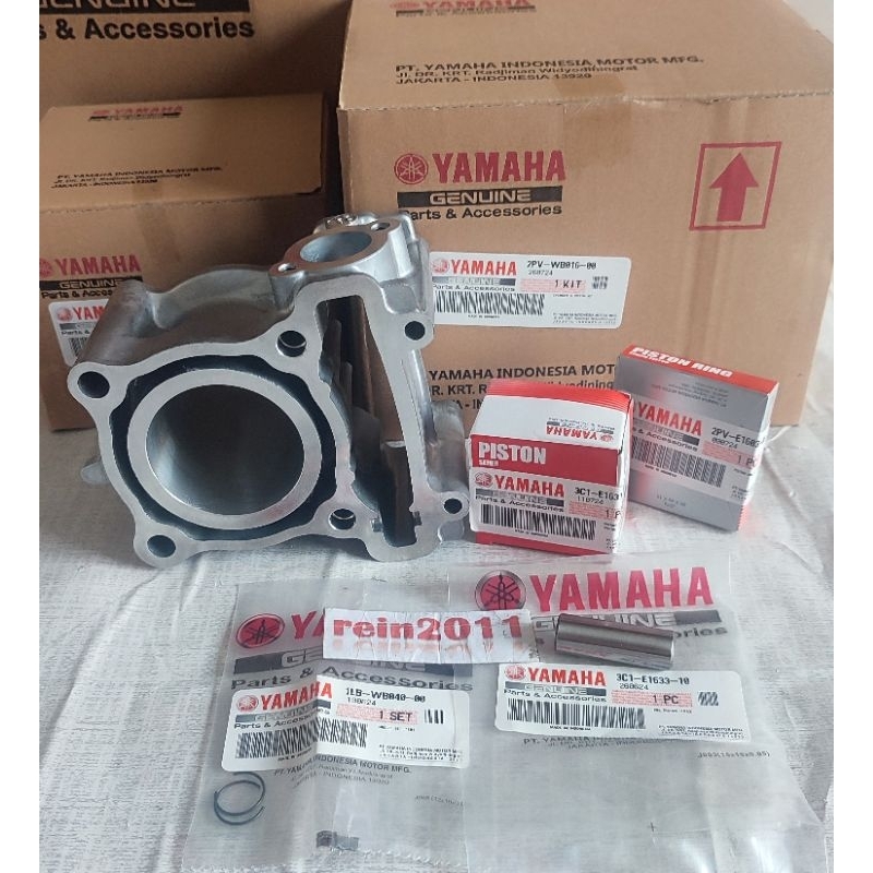 BLOK SEHER SET PISTON KIT MX KING XABRE VIXION NVA ASLI ORI YAMAHA 2PV WB016 00