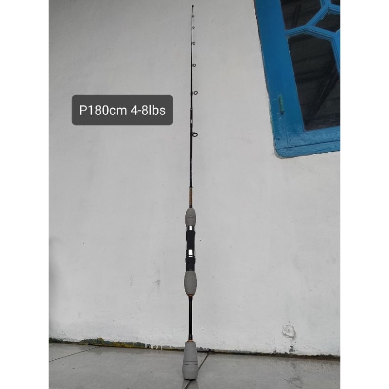 Joran kastem custom carbon sutet 4-8lbs Bahan Carbon Sutet
