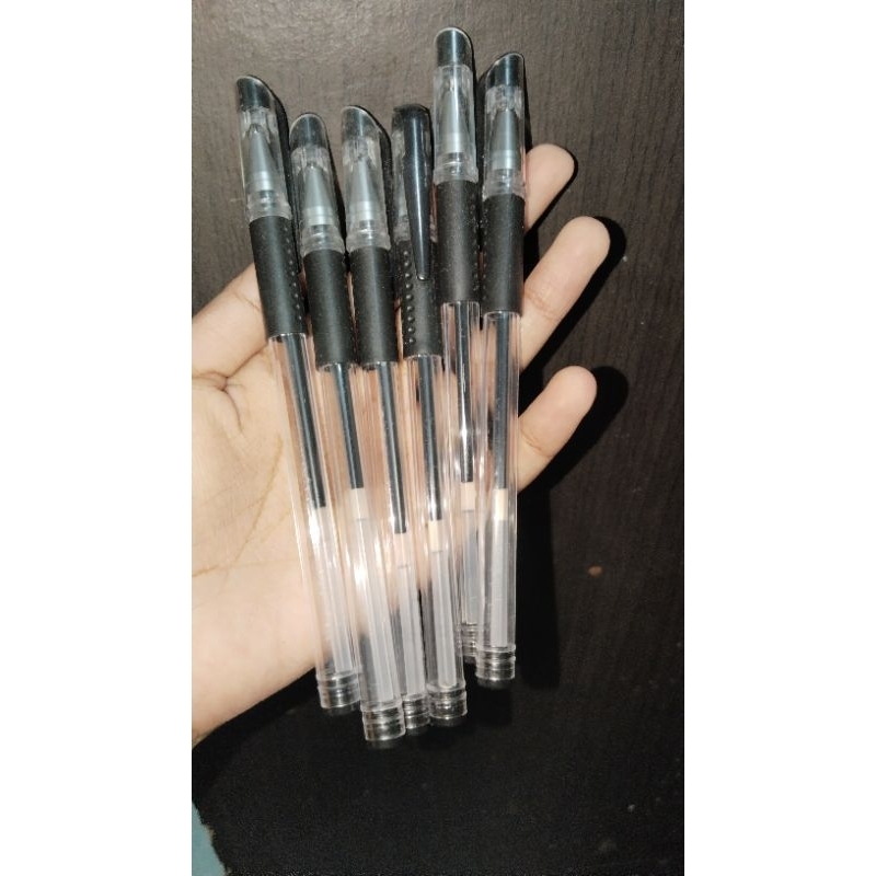 

PENA POLOS GEL HITAM PULPEN SEKOLAH KANTOR IMPORT