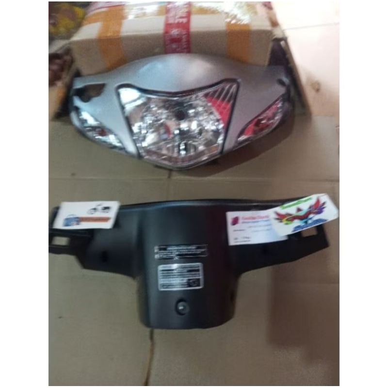 BATOK TOTOK DEPAN BELAKANG REFLEKTOR HONDA SUPRA FIT NEW FIT X BATOK LAMPU SUPRA FIT SILVER