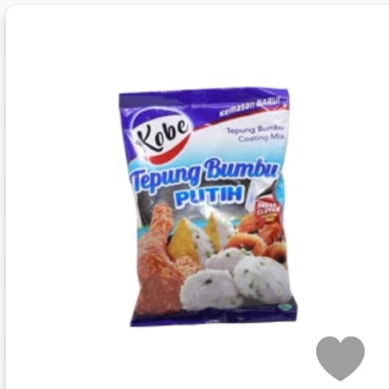 

KOBE Tepung Bumbu PUTIH 180gram