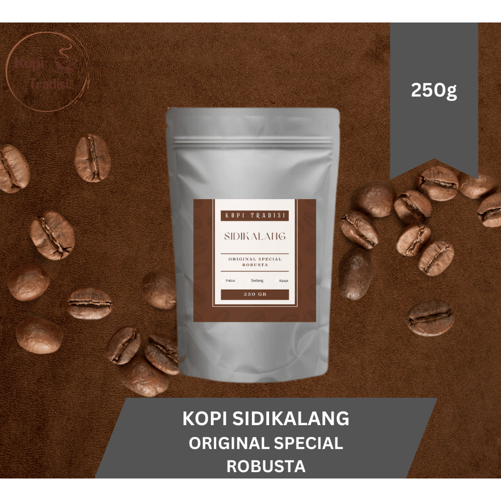 

Kopi Bubuk Sidikalang Original Special Robusta 250 gr
