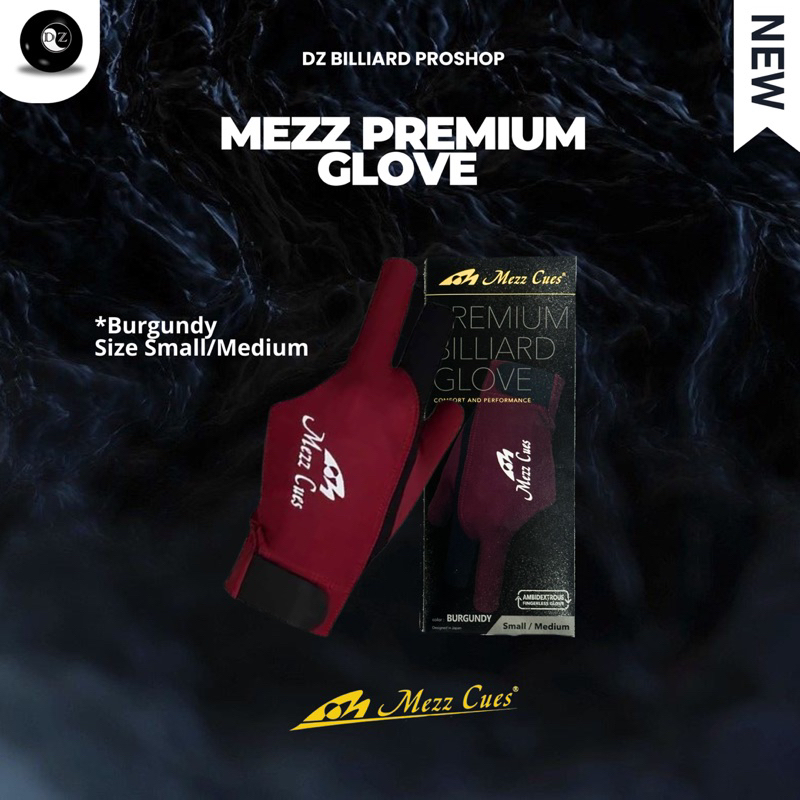 MEZZ GLOVE (GREY/BURGUNDY)