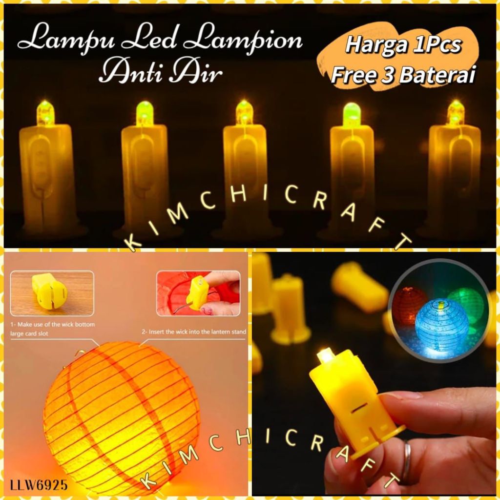 LAMPU LED LAMPION ANTI AIR / LAMPU LED MINI / LAMPU DEKORASI LAMPION / WATERPROFF LED LANTTERN LIGHT