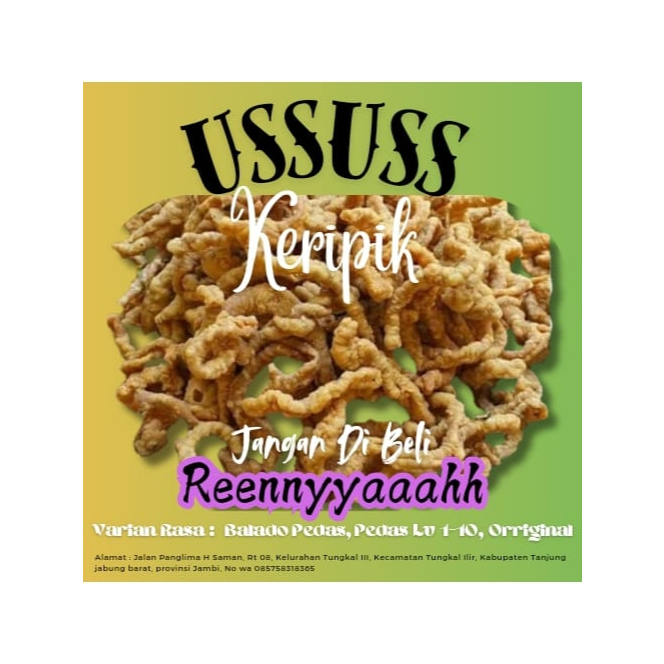 

Kerupuk Usus Ayam Crispy Enak