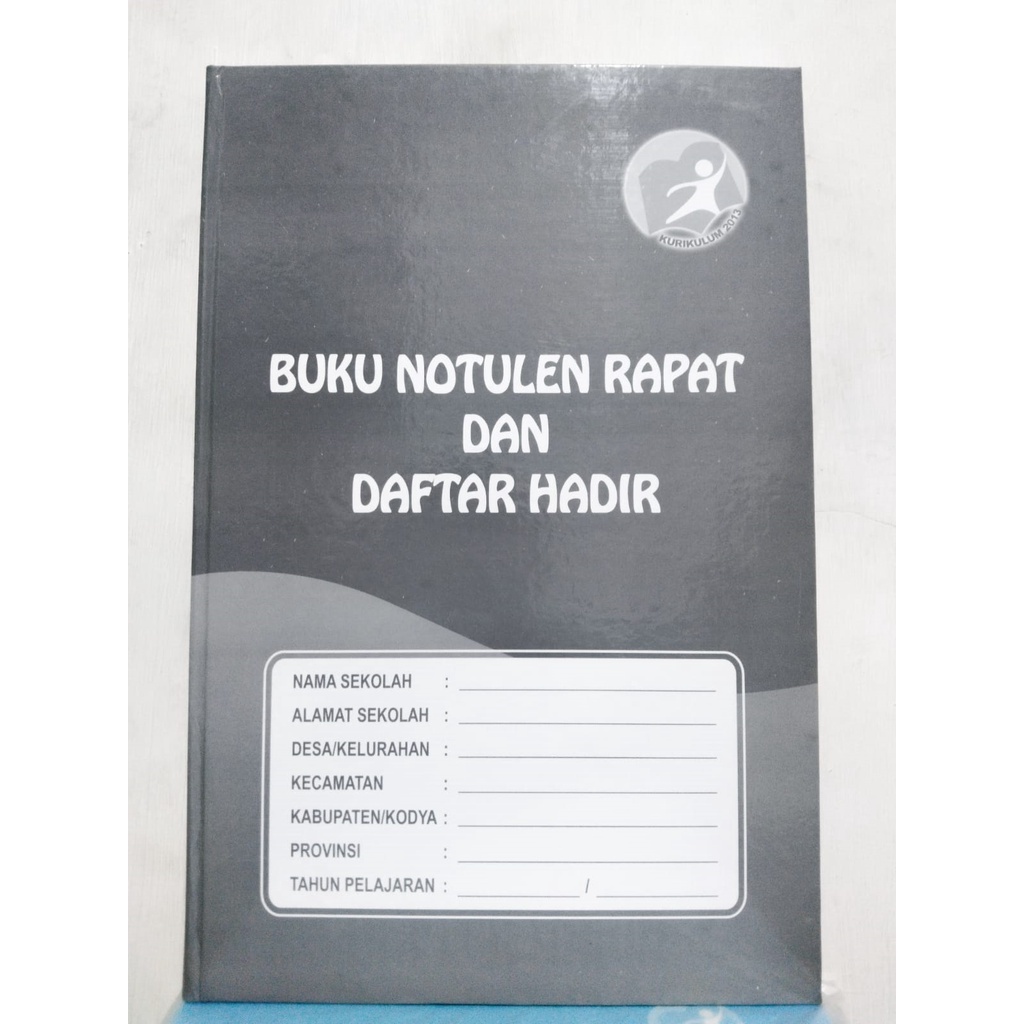 

BUKU NOTULEN RAPAT DAN DAFTAR HADIR ( Kurikulum Merdeka / Kurikulum 2013 )