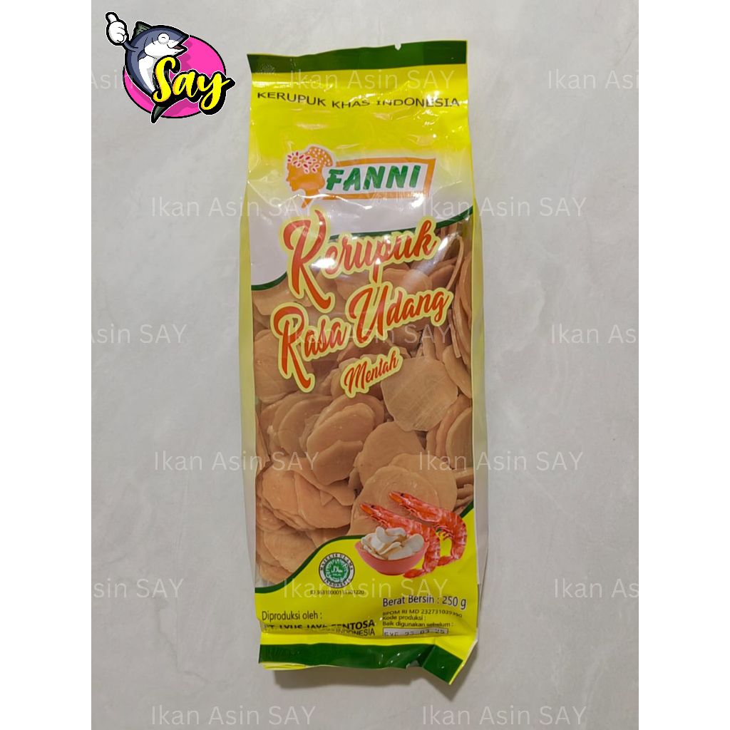 

Kerupuk Fanni Rasa Udang Mentah 250g