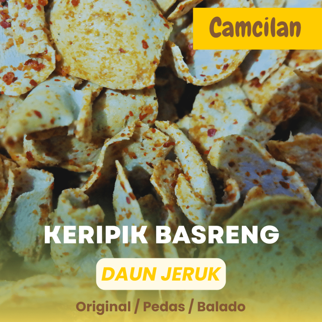 

Basreng / Kripik Basreng Basreng original,pedas,Balado gurih daun jeruk / Basreng koin