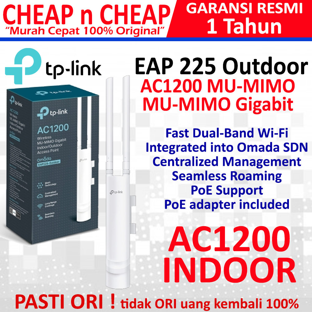 TP-Link EAP225 AC1200 Outdoor Access Point TPLink EAP 225 Router