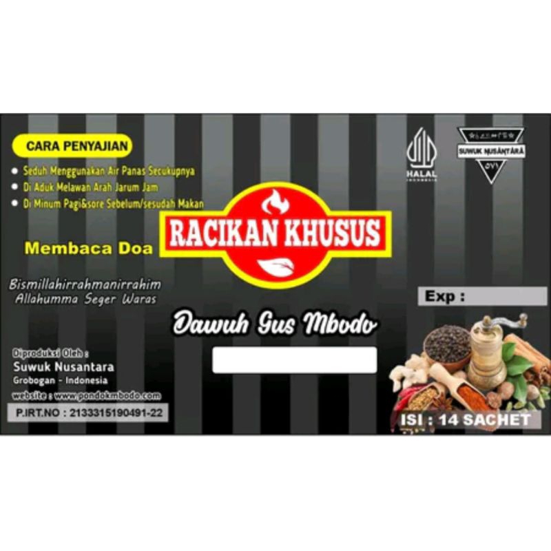 

Racikan khusus ll Jamu Herbal Alami ll Suwuk Nusantara.official571