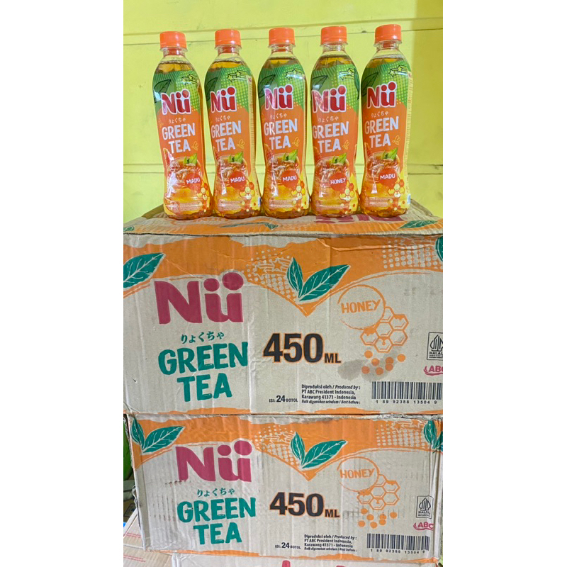 

(GRATIS ONGKIR) NU GREENTEA KEMASAN BOTOL 450ml isi 24 botol
