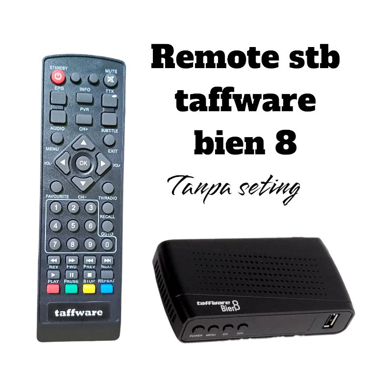 Remote stb taffware bien 8/Remot set top box taffware bien 8