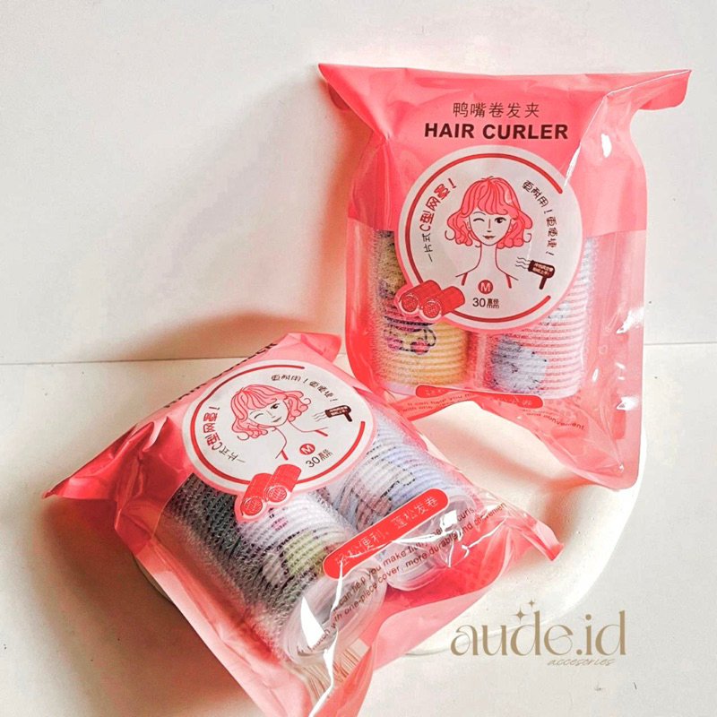 AUDE - Roll Rambut Isi 3 Pcs | Roll Rambut 1 Set | Roll Rambut Besar | Roll Rambut Jumbo | Roll Ramb