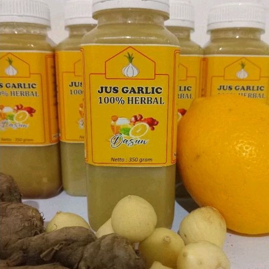 

jus garlic bawang tunggal,lemon,cuka apel,madu,jahemerah 350 gram free kardus packing baru