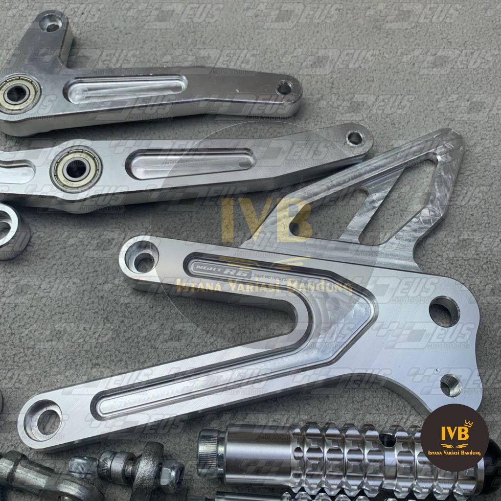 Step Underbone NGRT Ninja R | SS | RR Tipe R6 CNC Anodize | Footstep (Original)