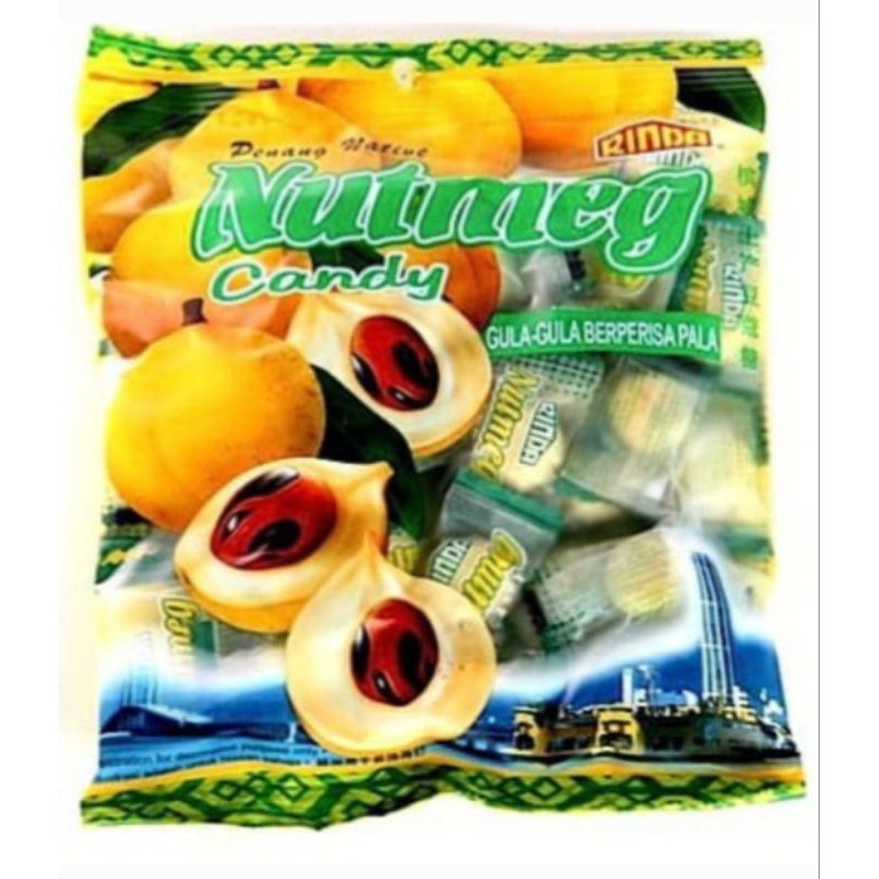 

Nutmeg Candy 120g. Permen Rasa Buah Pala